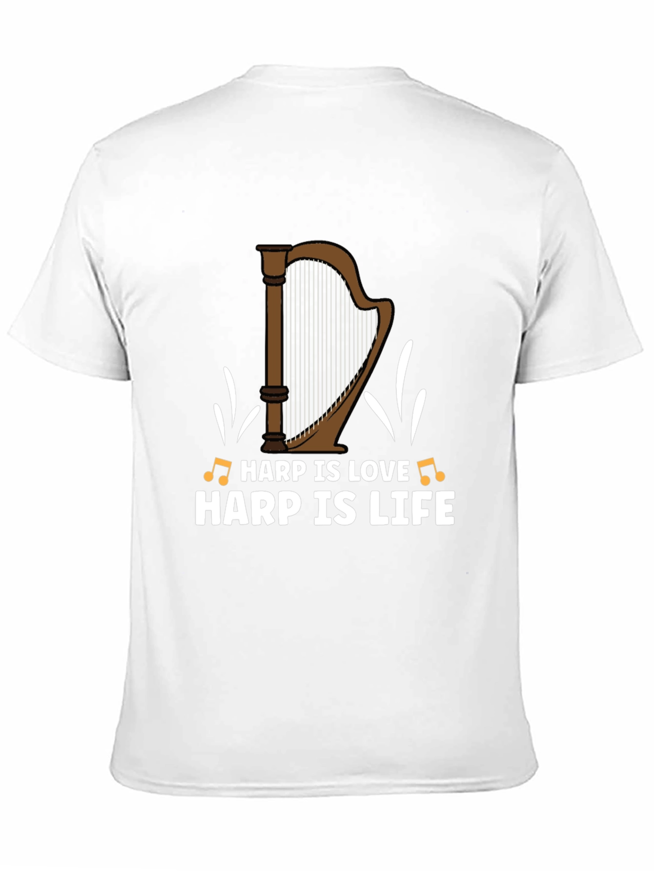 Harp Is Love Harp Is Life Graphic T-Shirt