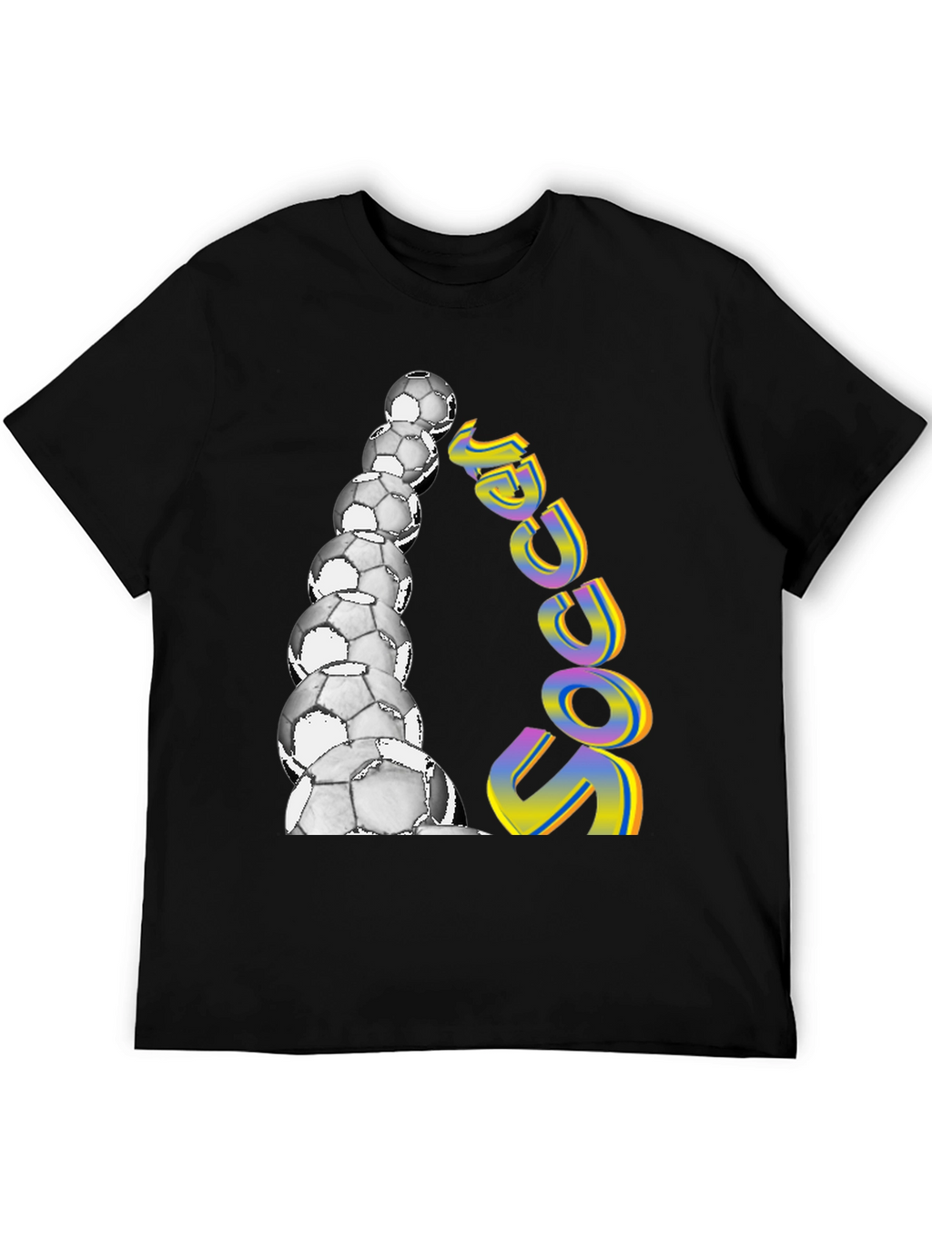 Soccer Ball Stack Graphic Tee