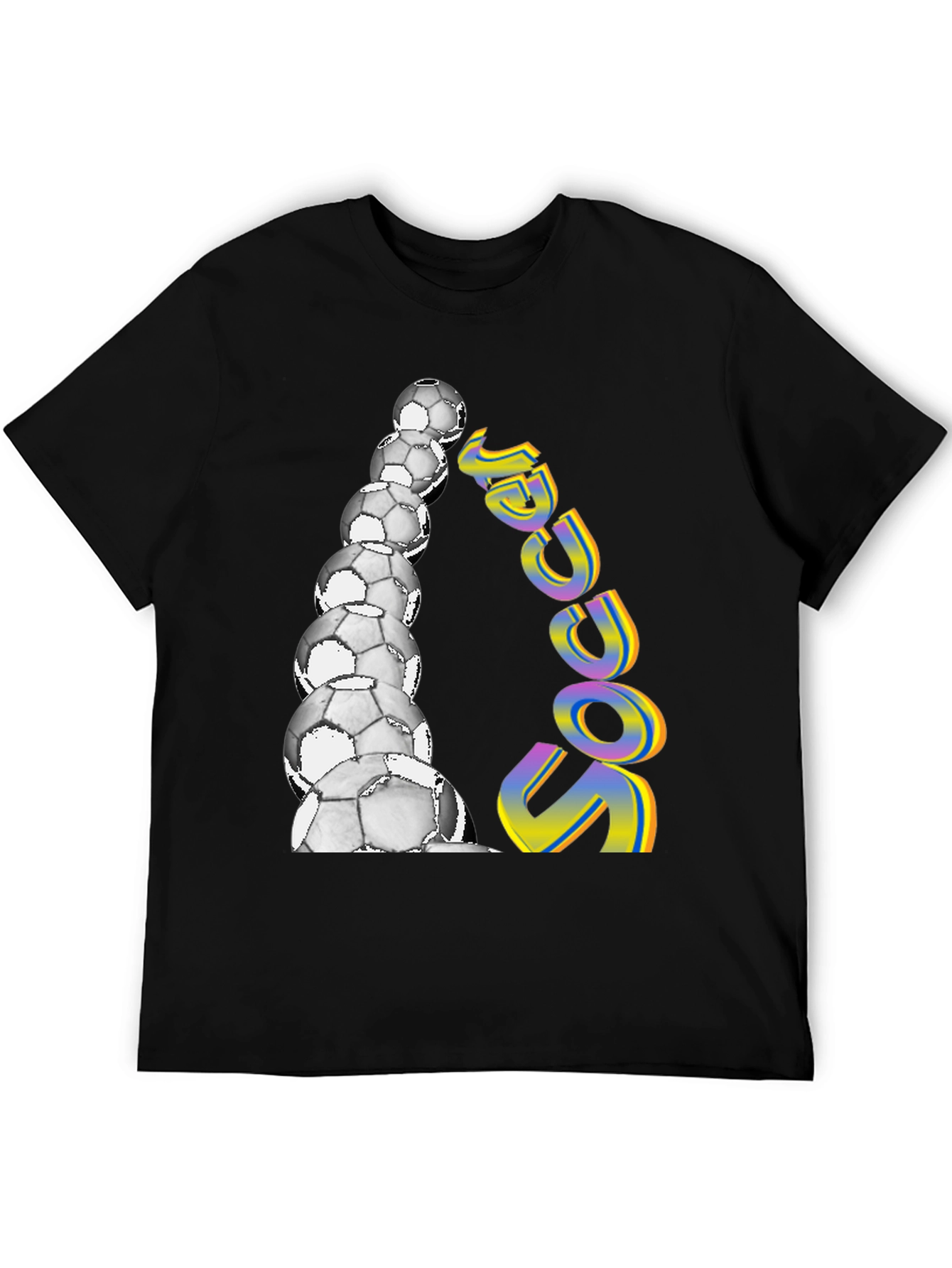 Soccer Ball Stack Graphic Tee