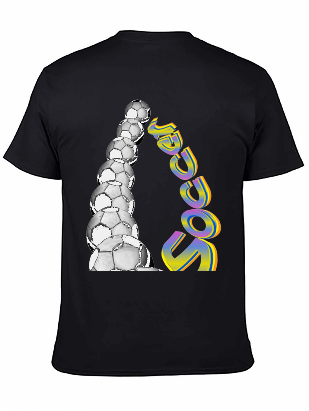 Soccer Ball Stack Graphic Tee