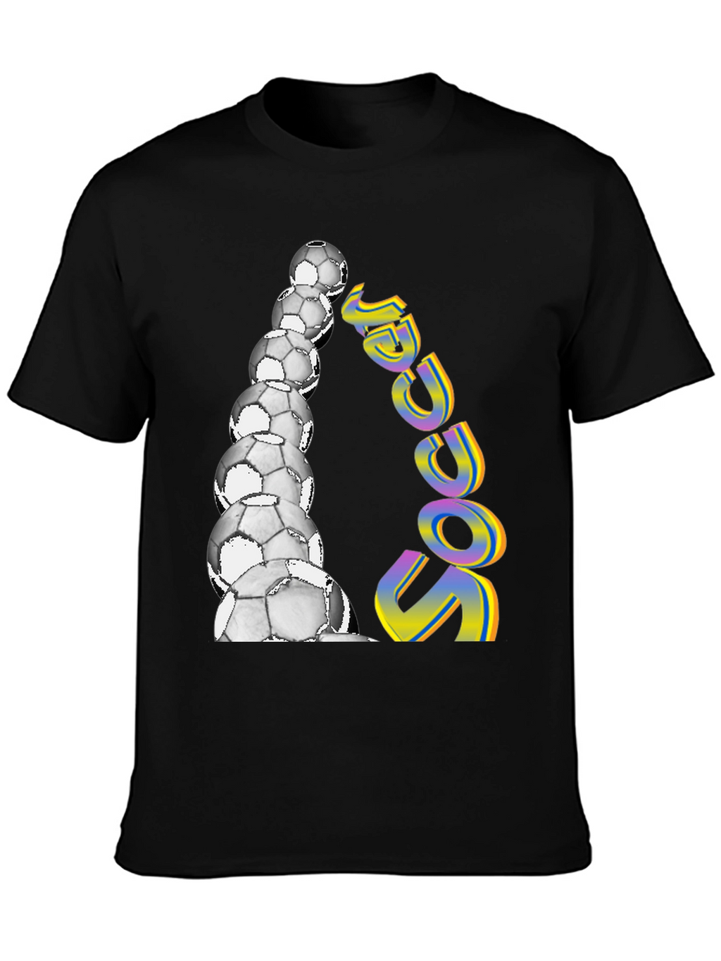 Soccer Ball Stack Graphic Tee