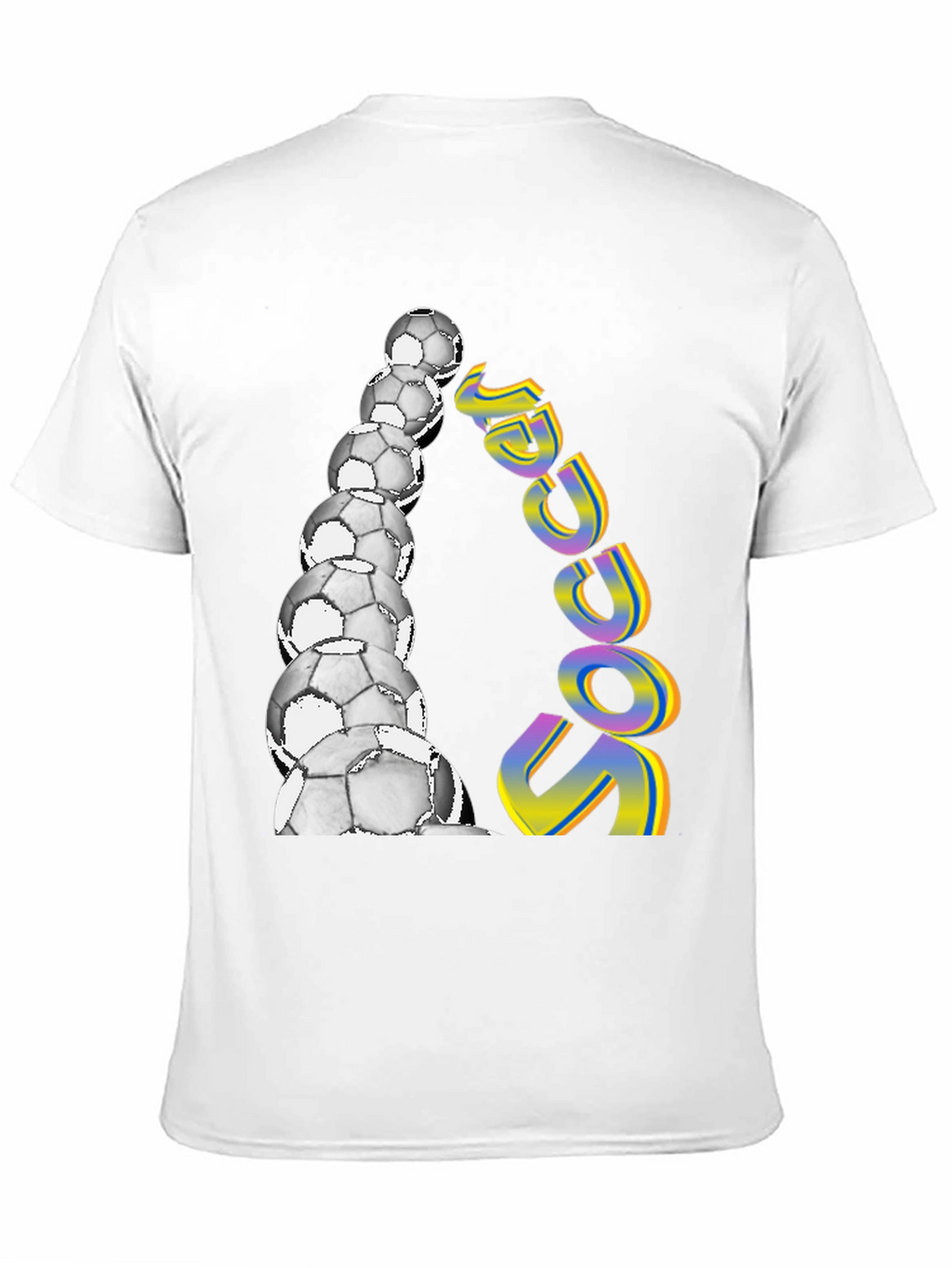 Soccer Ball Stack Graphic Tee