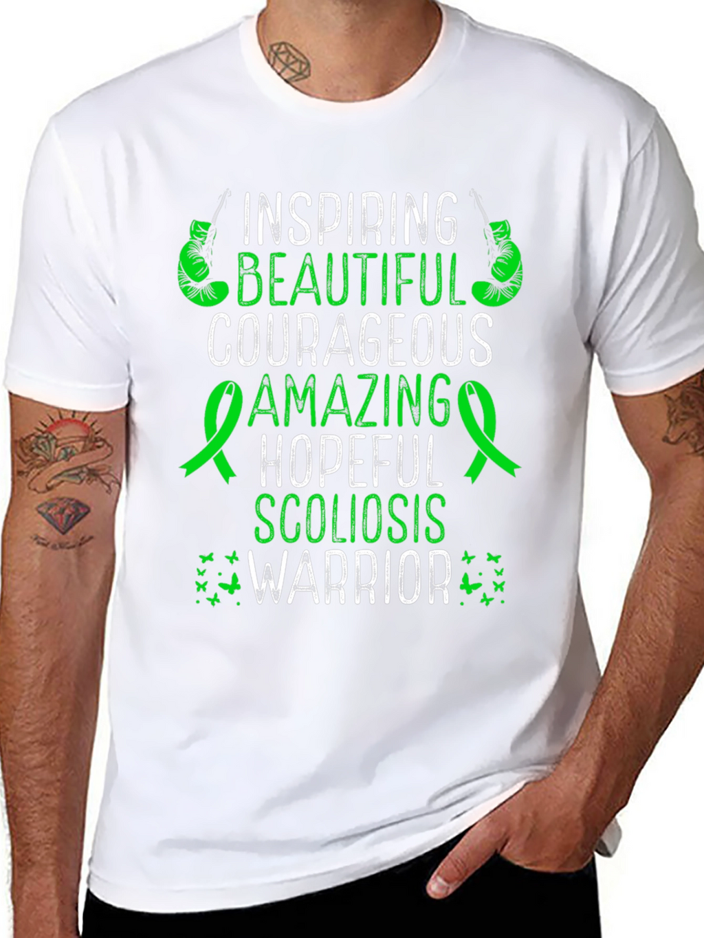 Inspiring Scoliosis Warrior T-Shirt