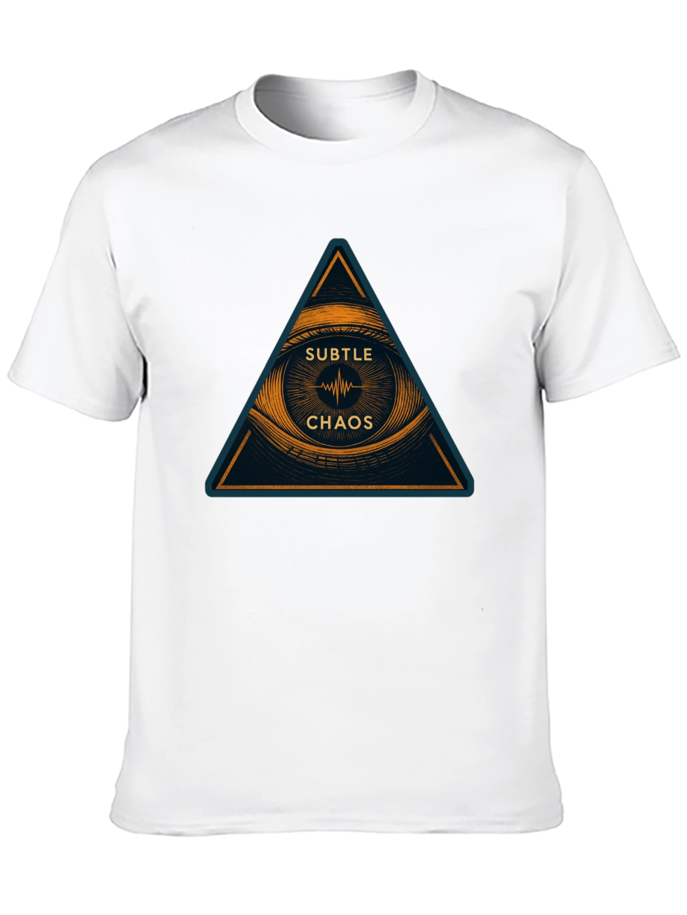 Subtle Chaos Graphic Print T-Shirt - Modern Design