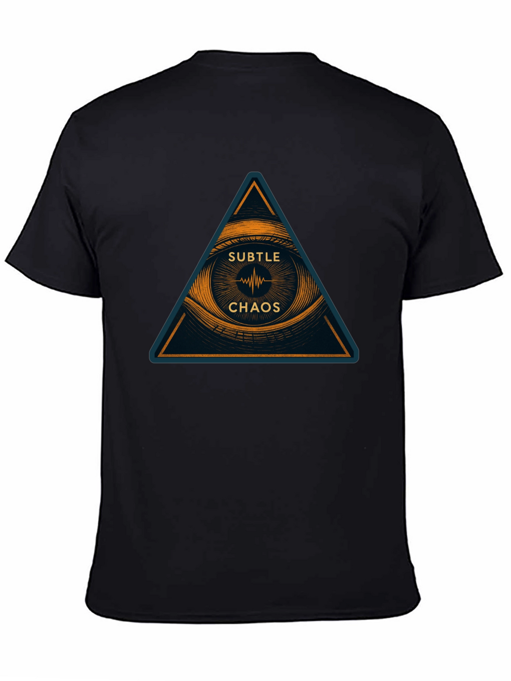 Subtle Chaos Graphic Print T-Shirt - Modern Design