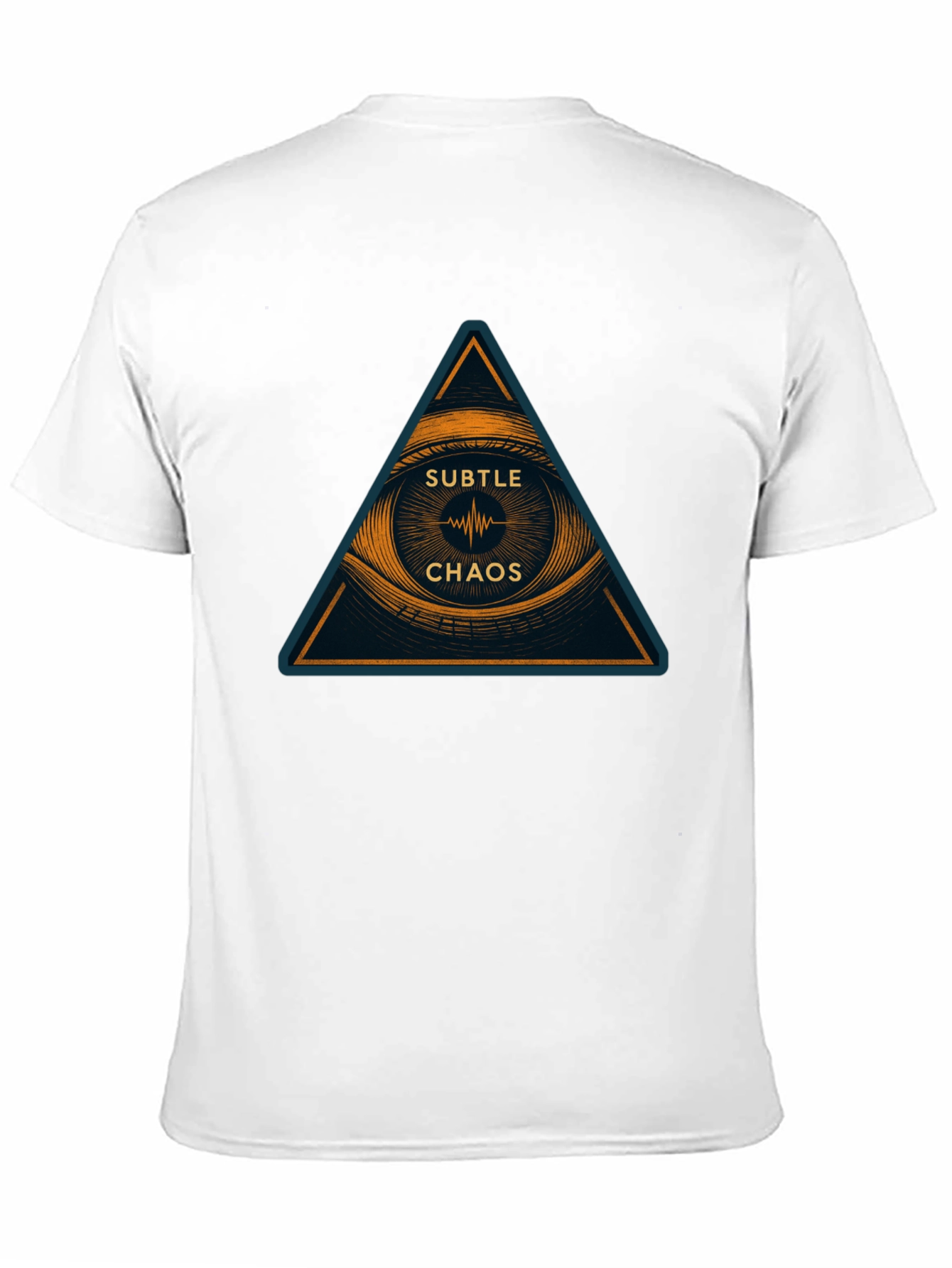 Subtle Chaos Graphic Print T-Shirt - Modern Design