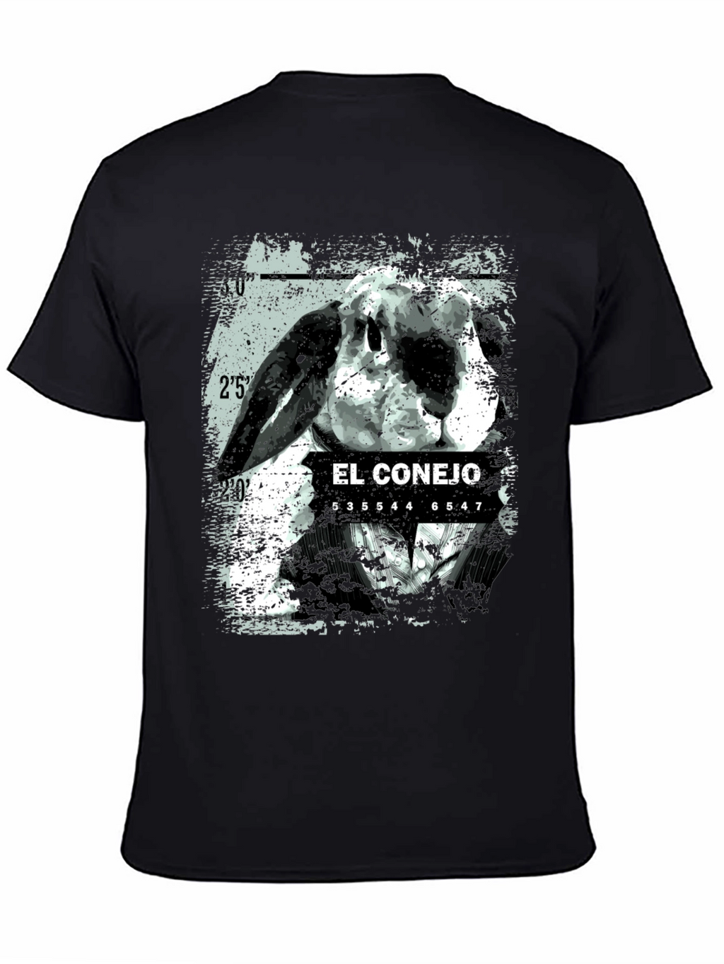 El Conejo Graphic T-Shirt - Black Cotton Tee