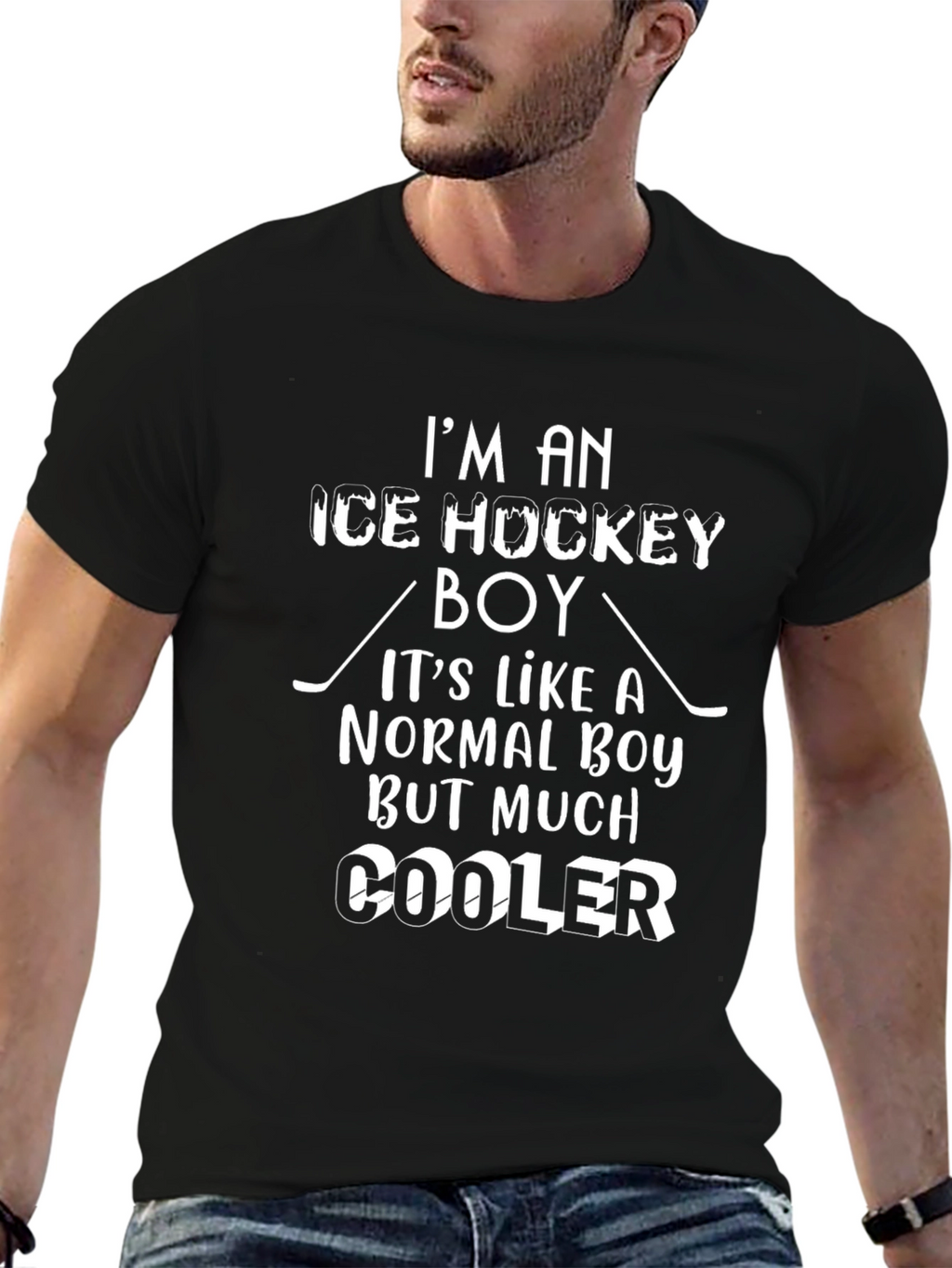 Ice Hockey Boy T-Shirt - Much Cooler