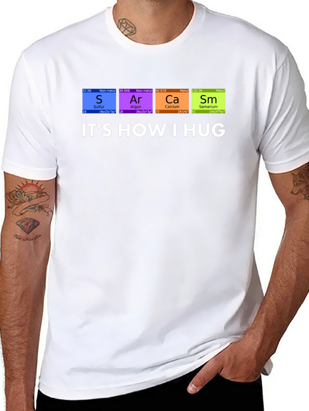 Its How I Hug Chemistry Pun T-Shirt