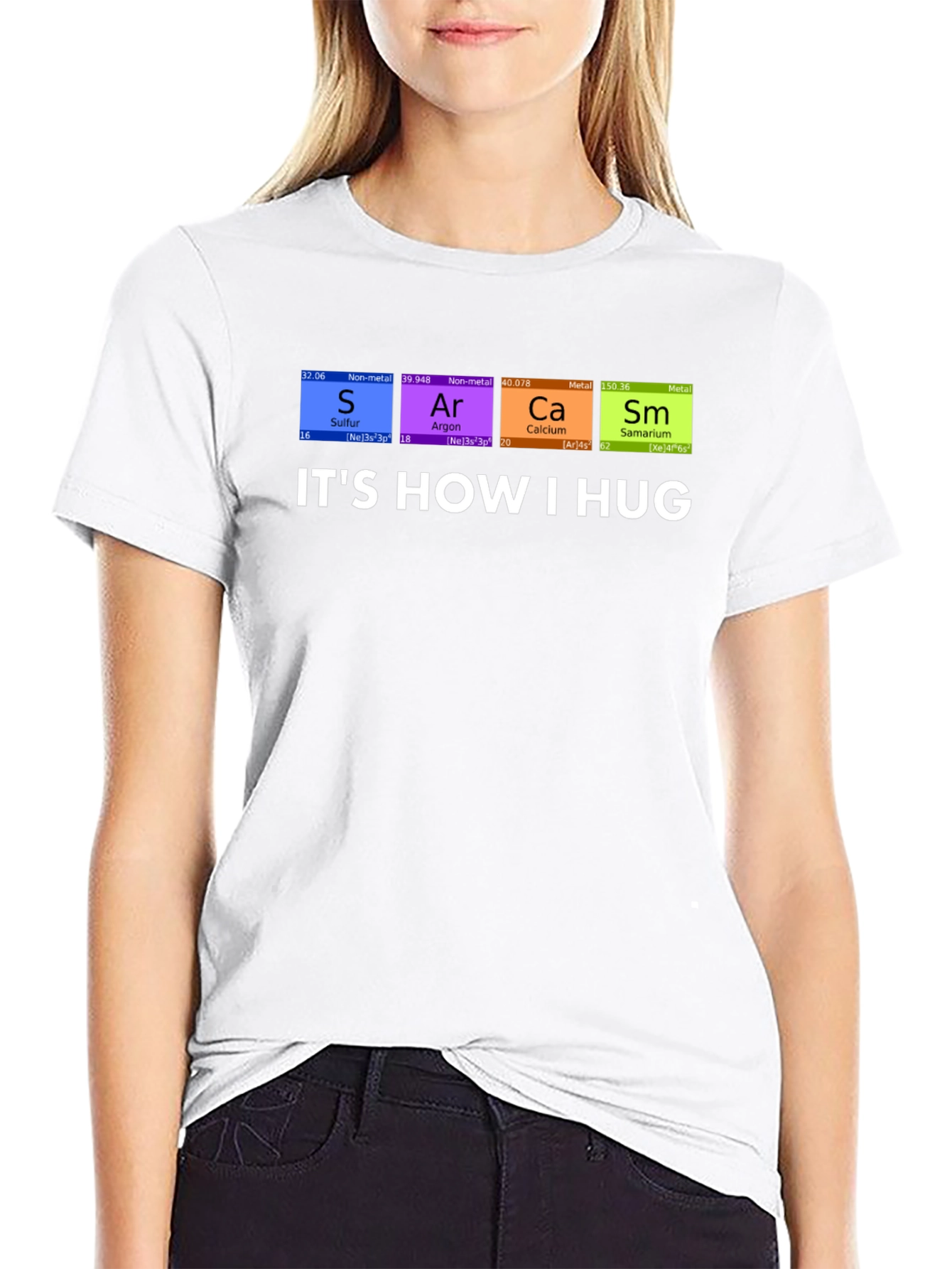 Its How I Hug Chemistry Pun T-Shirt