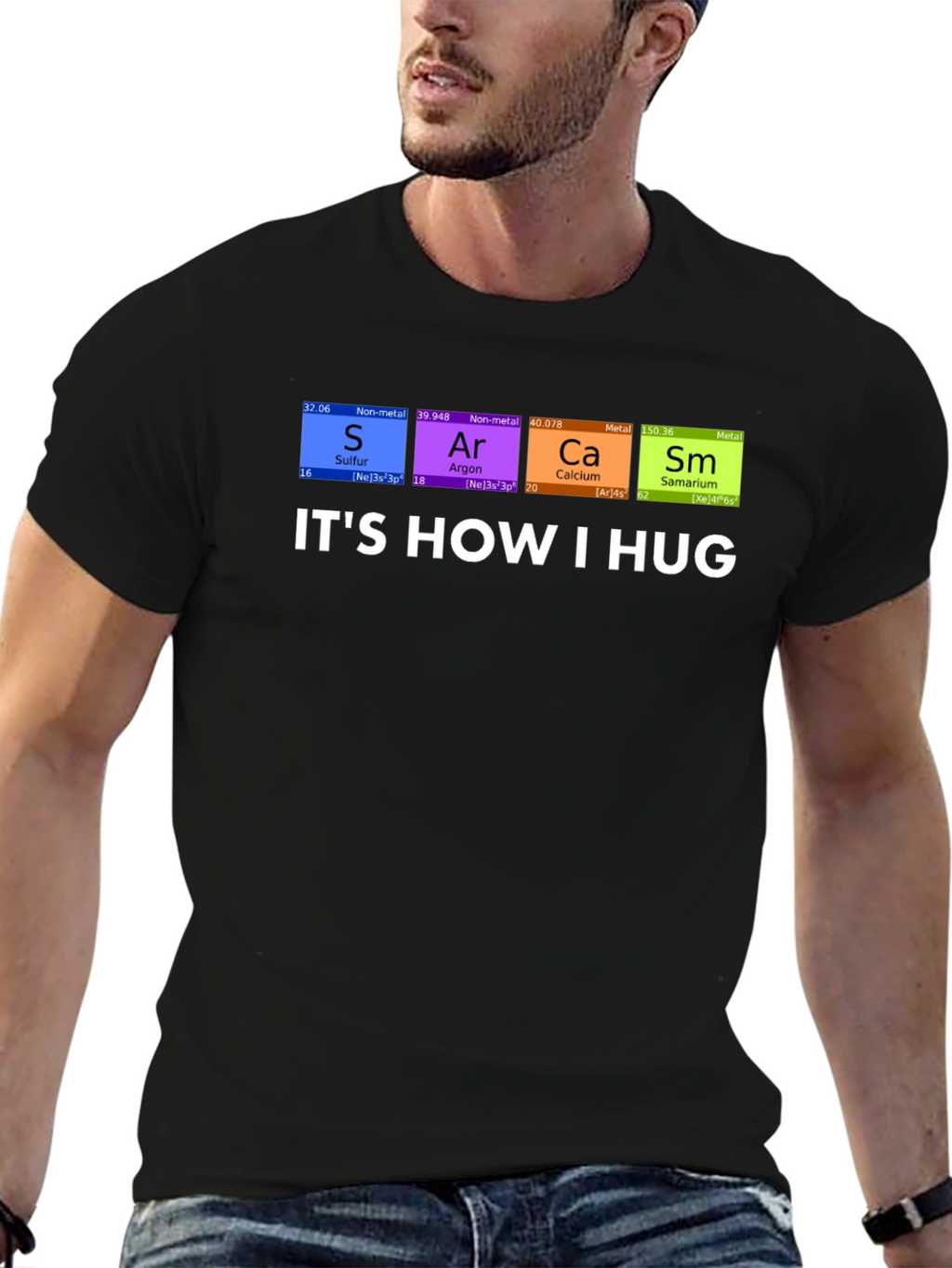 Its How I Hug Chemistry Pun T-Shirt