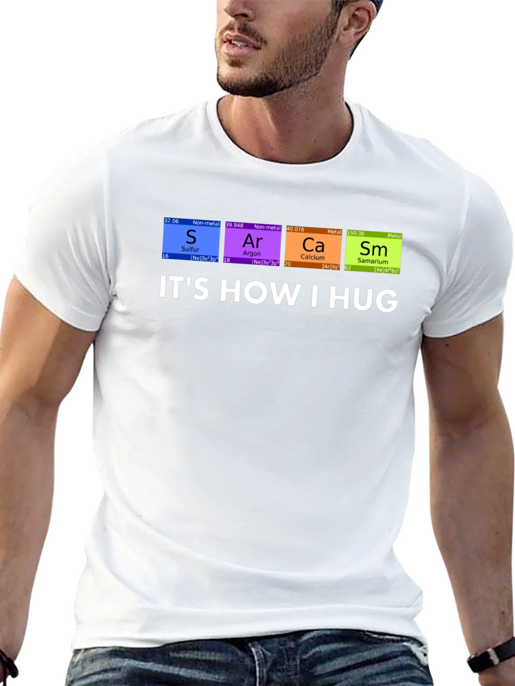 Its How I Hug Chemistry Pun T-Shirt