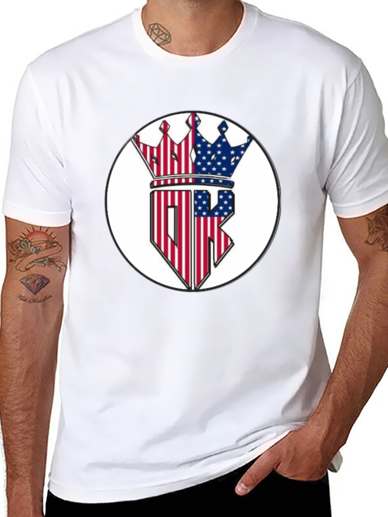 American Crown Graphic Tee - Patriotic Style