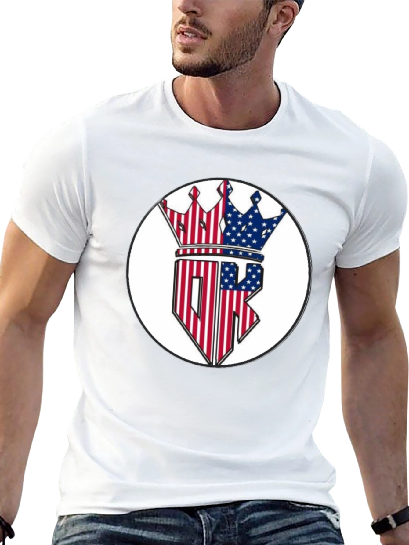 American Crown Graphic Tee - Patriotic Style