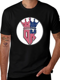 American Crown Graphic Tee - Patriotic Style