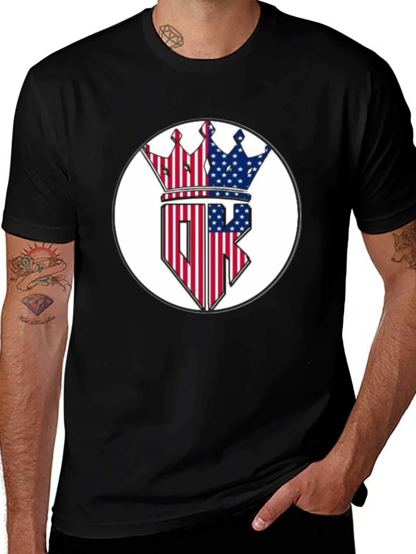 American Crown Graphic Tee - Patriotic Style