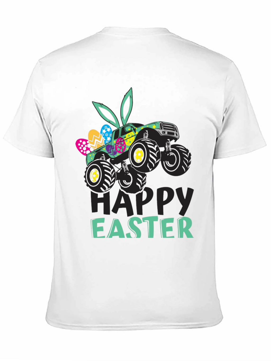 Easter Monster Truck Graphic T-Shirt
