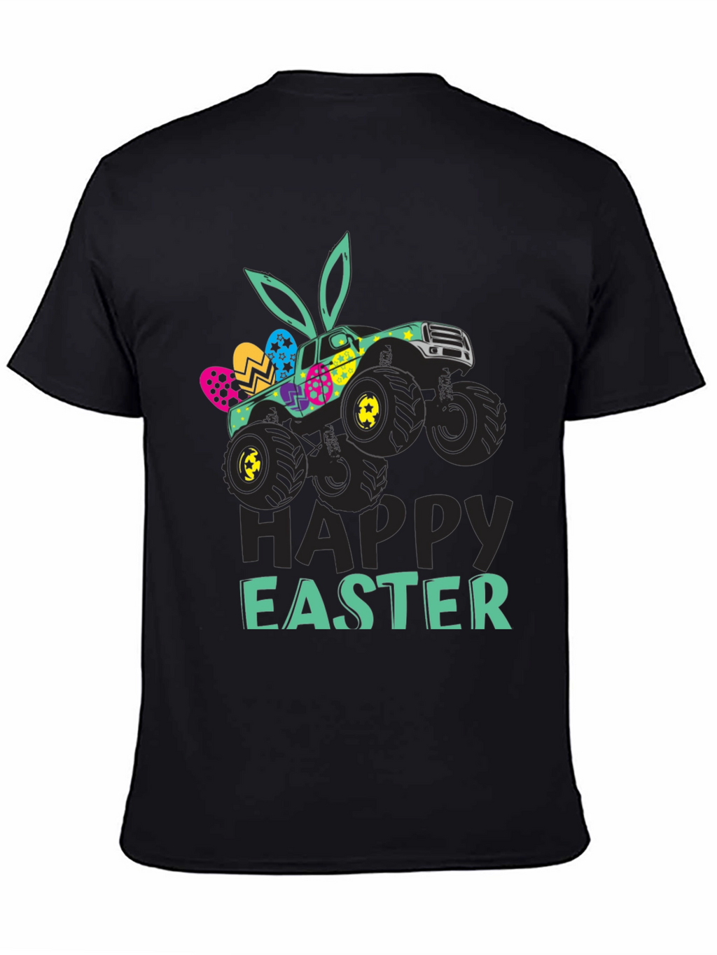 Easter Monster Truck Graphic T-Shirt