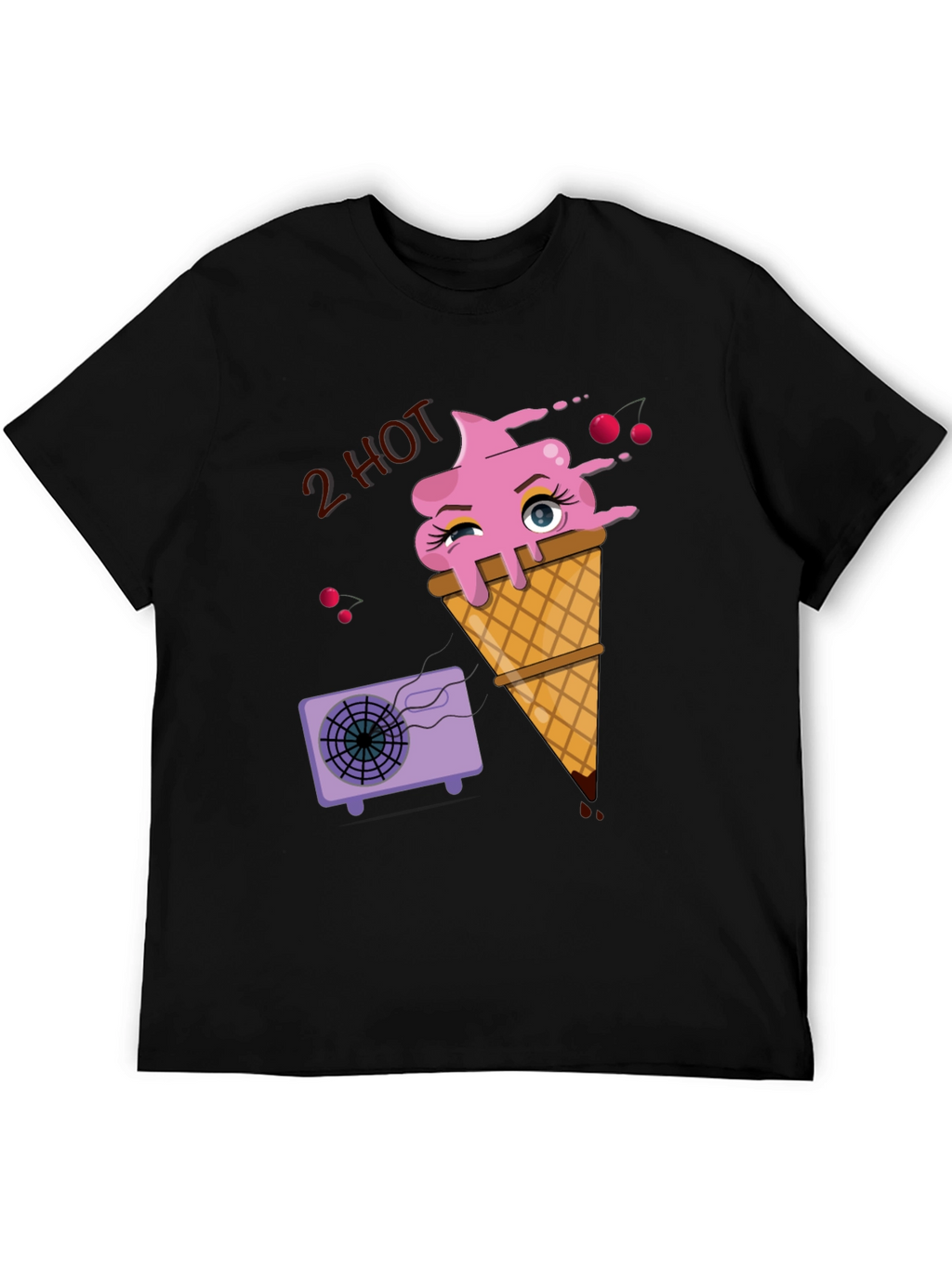Funny Cartoon Graphic Print T-Shirt