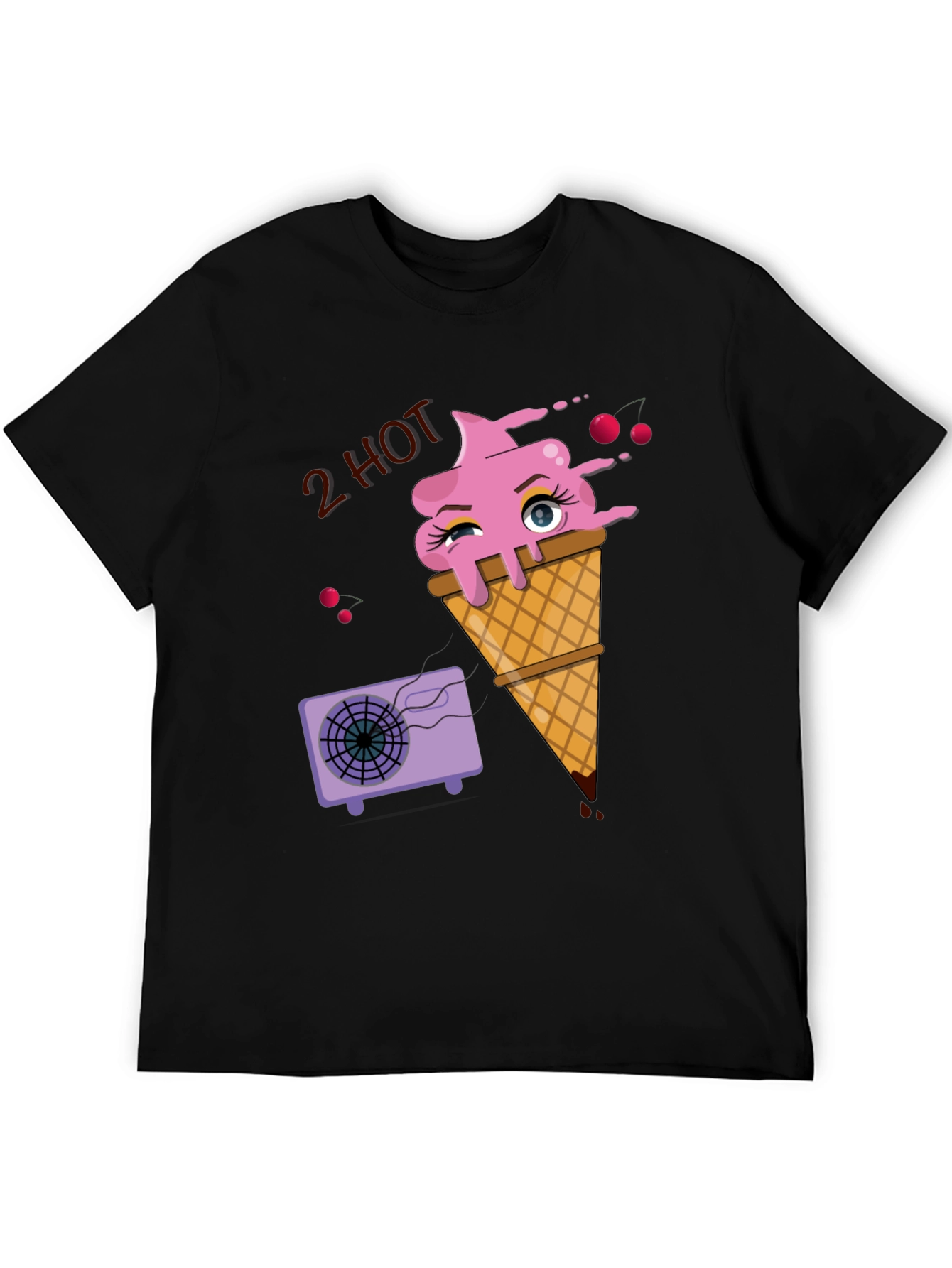 Funny Cartoon Graphic Print T-Shirt