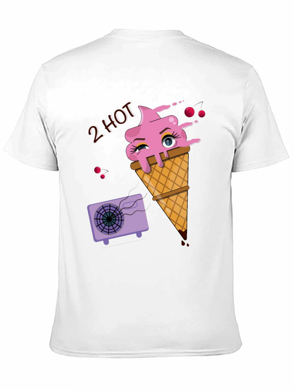 Funny Cartoon Graphic Print T-Shirt