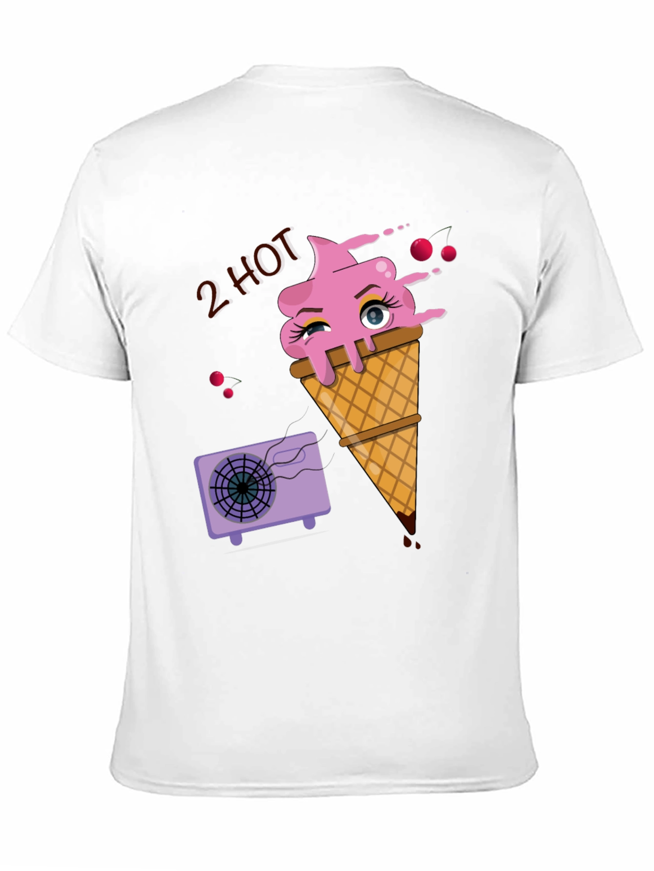 Funny Cartoon Graphic Print T-Shirt