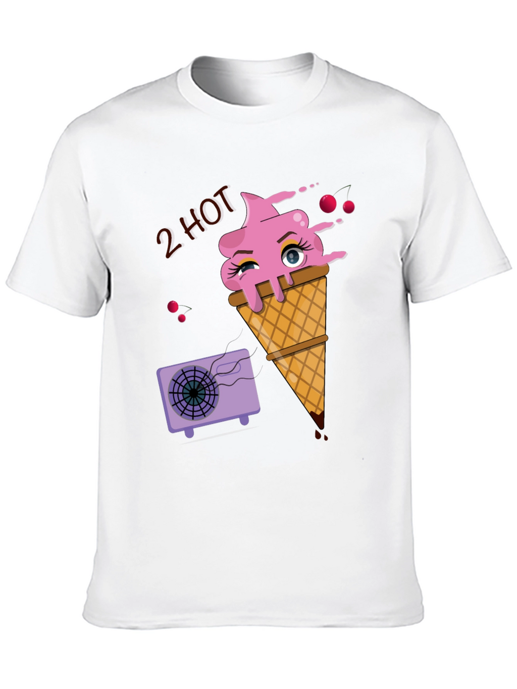 Funny Cartoon Graphic Print T-Shirt