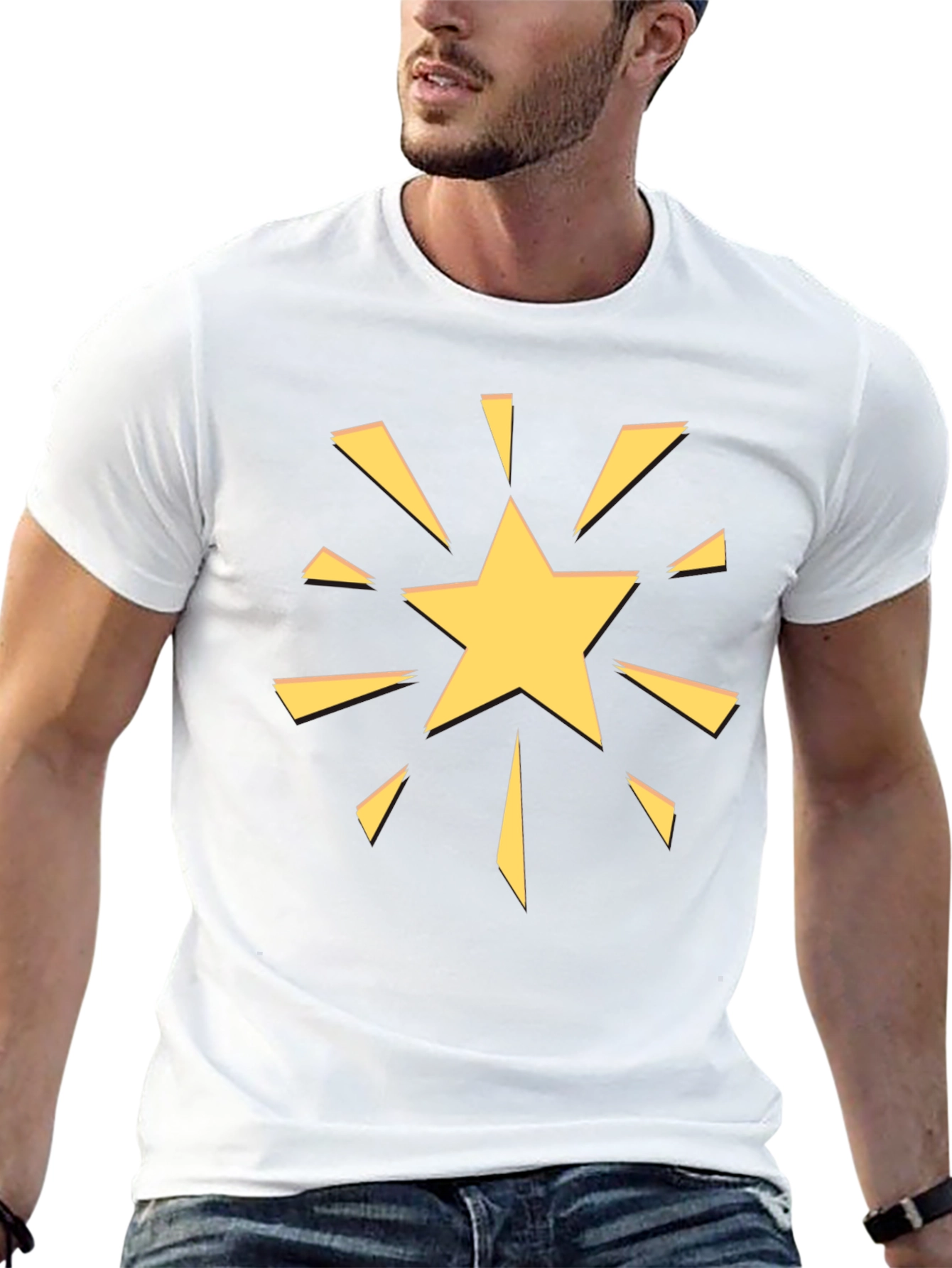 Starburst Graphic Tee - Bold Casual Style
