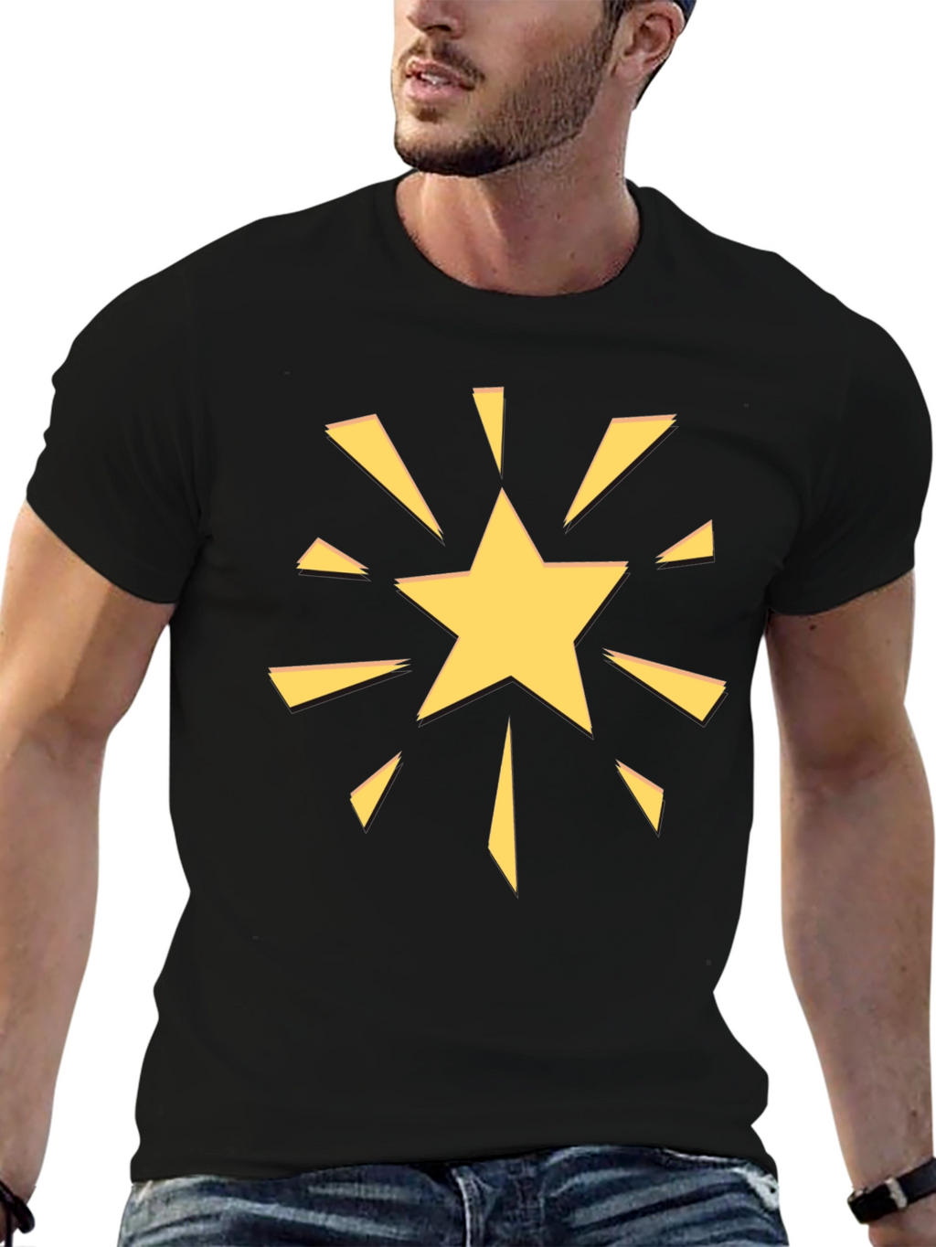 Starburst Graphic Tee - Bold Casual Style