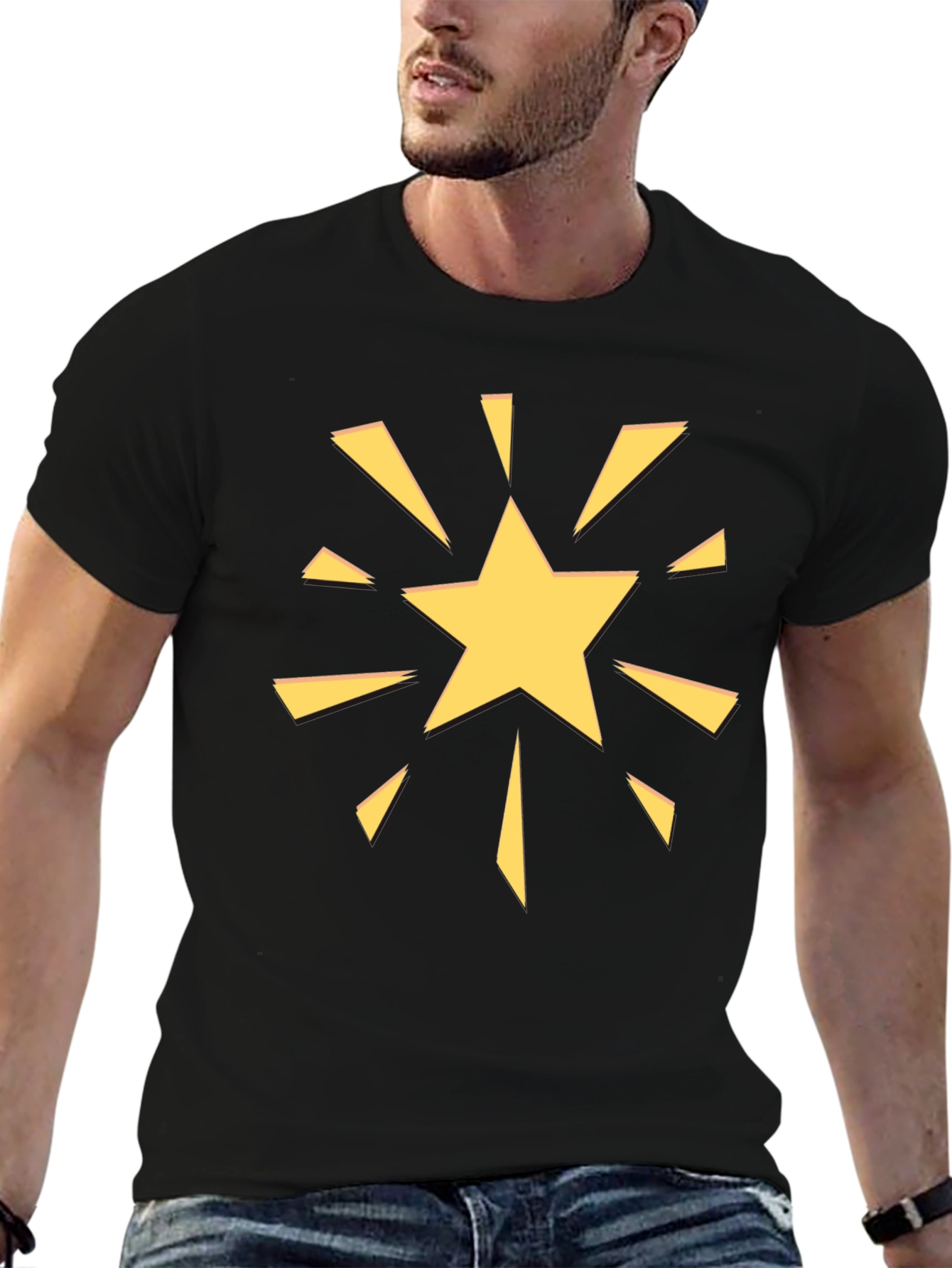 Starburst Graphic Tee - Bold Casual Style