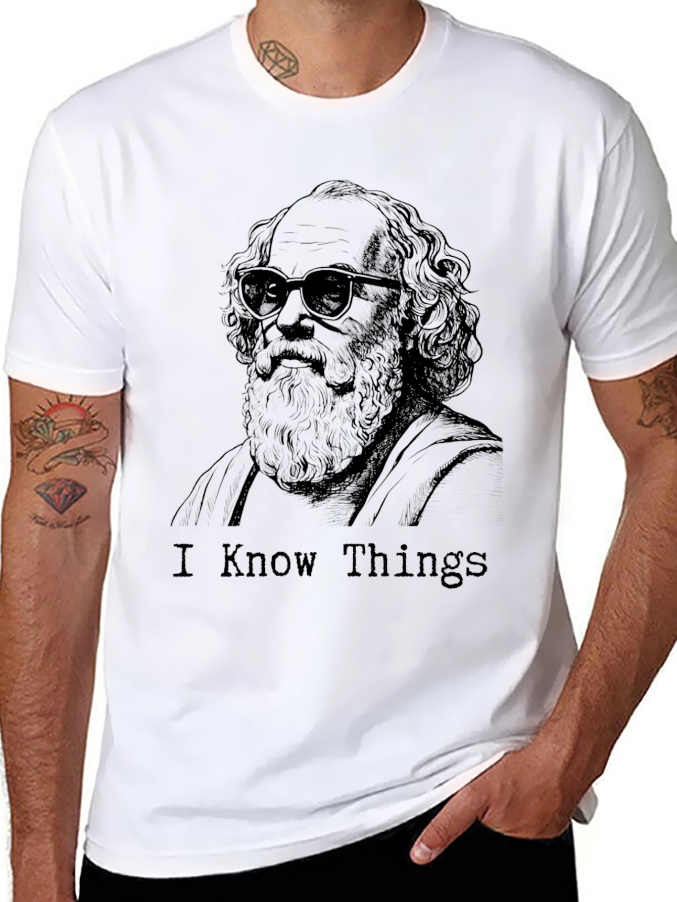 I Know Things Graphic Tee - Unisex Black T-Shirt