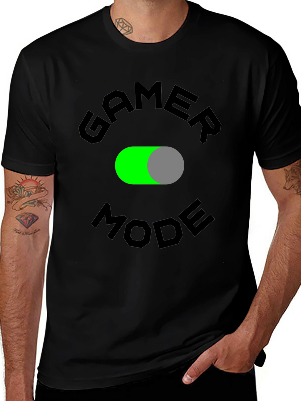 Gamer Mode Activated Black T-Shirt