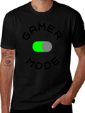 Gamer Mode Activated Black T-Shirt
