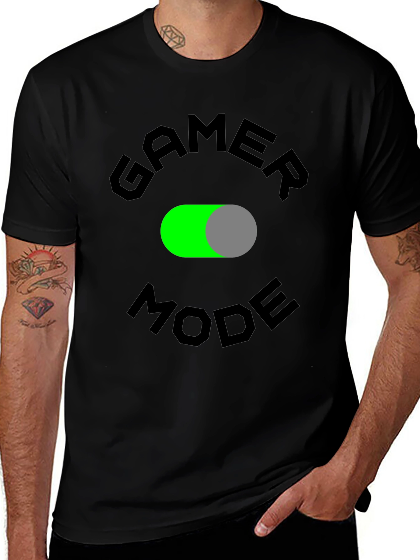 Gamer Mode Activated Black T-Shirt
