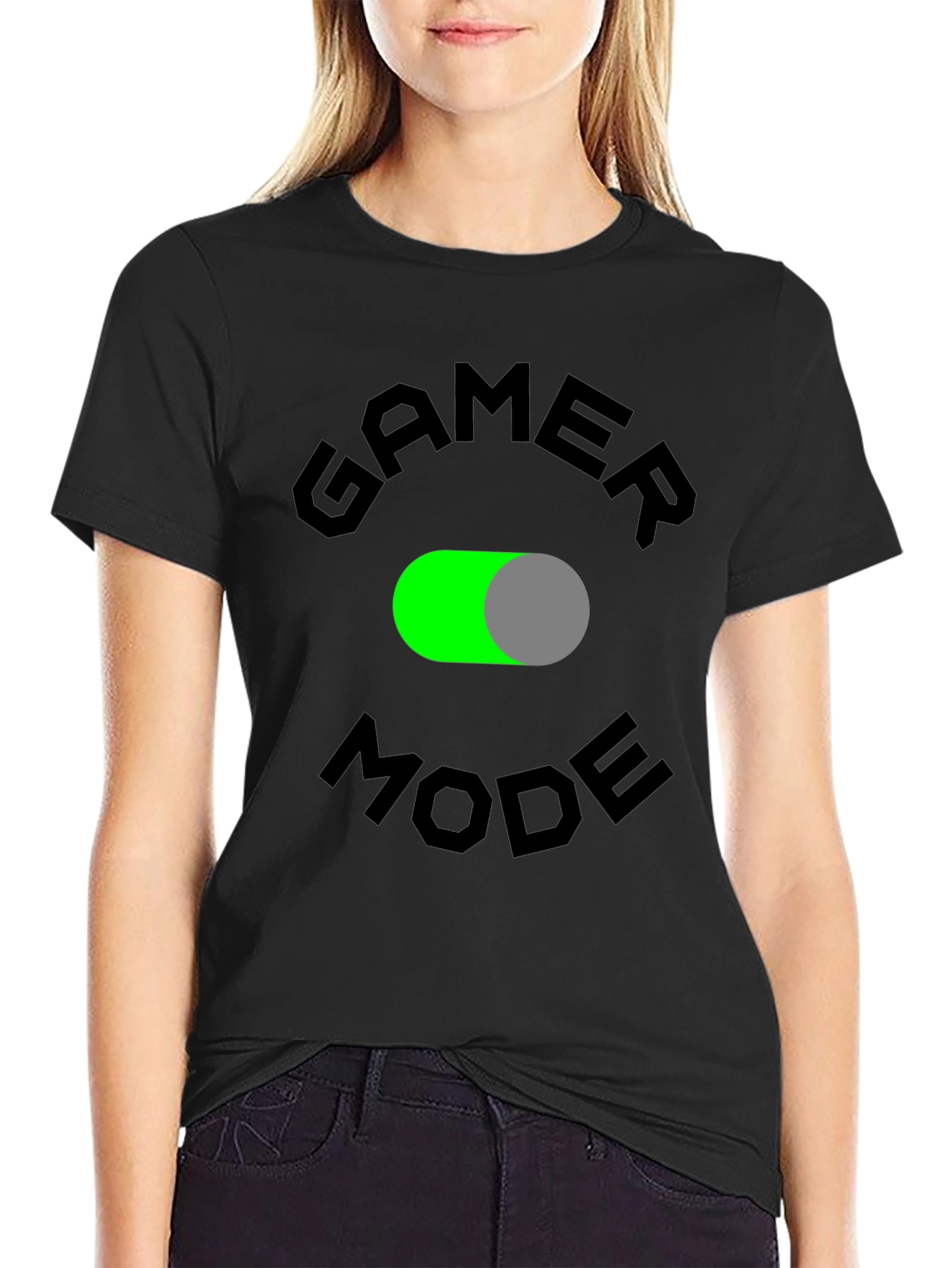 Gamer Mode Activated Black T-Shirt