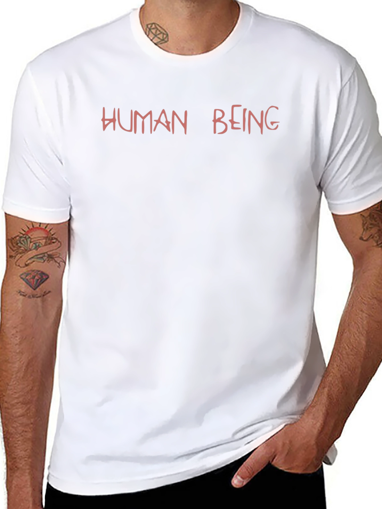 Human Being Graphic Print Tee