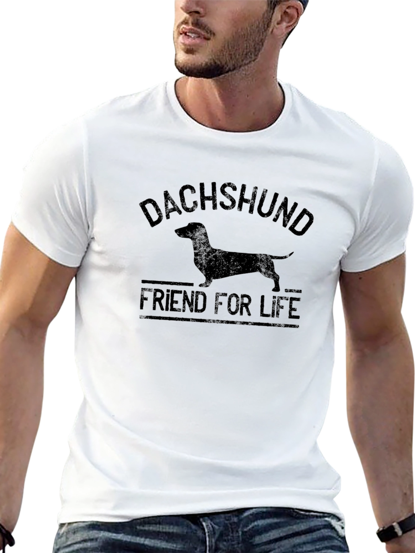 Dachshund Friend For Life Graphic T-Shirt