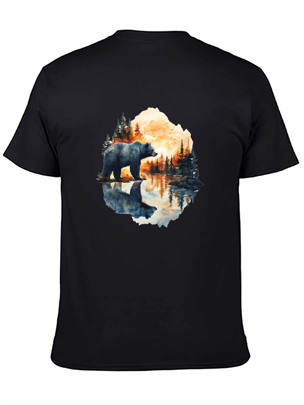 Bear Reflection Graphic Tee