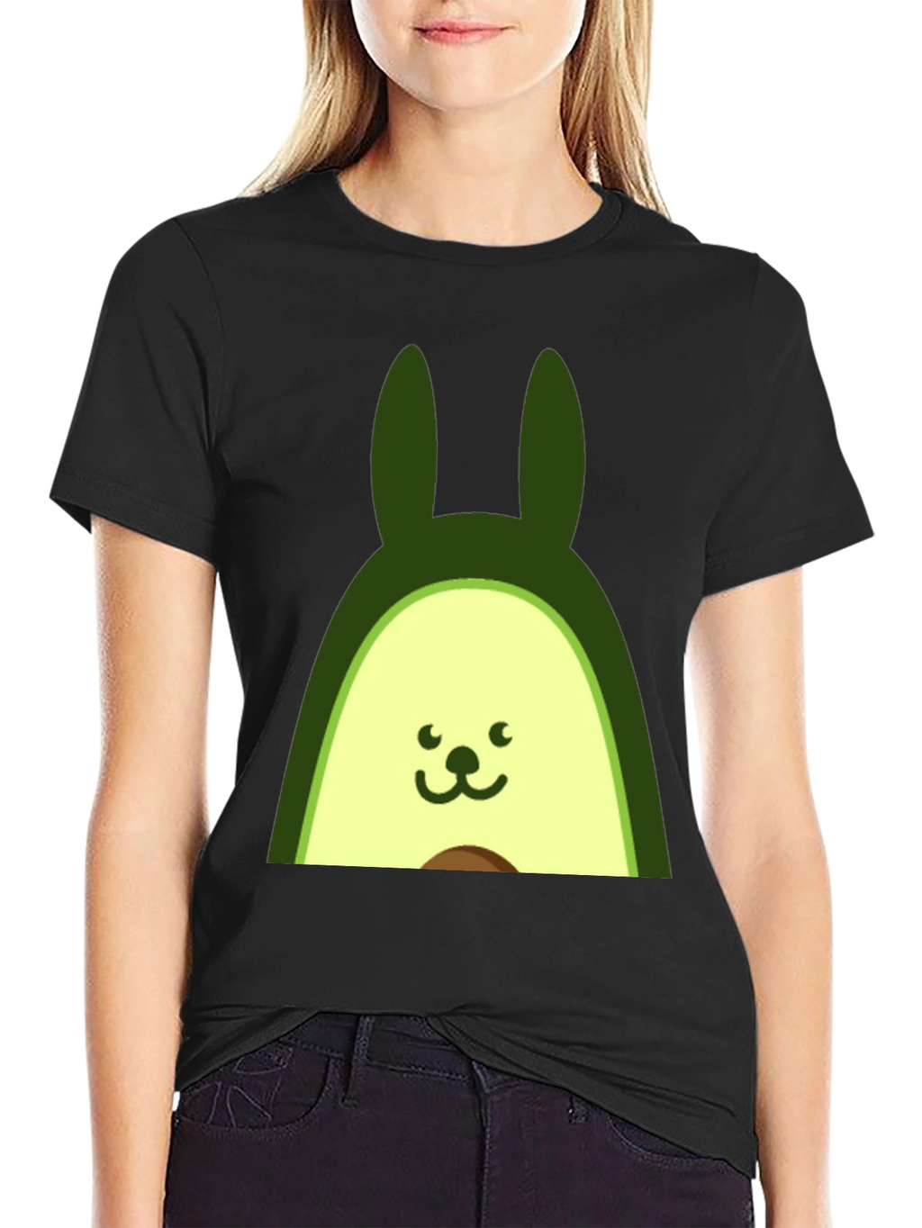 Avocado Bunny T-Shirt - Cute Graphic Tee