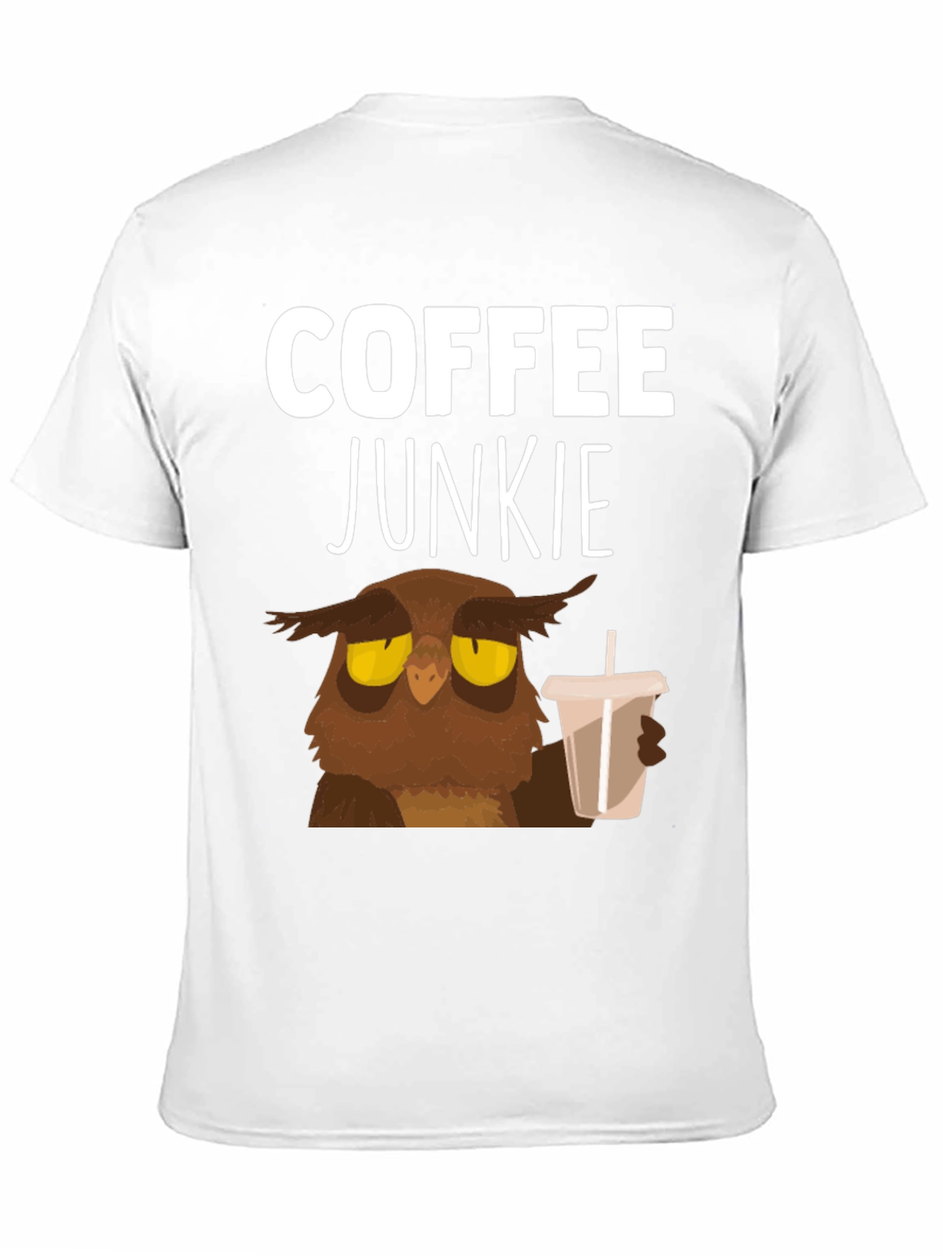 Coffee Junkie Owl T-Shirt