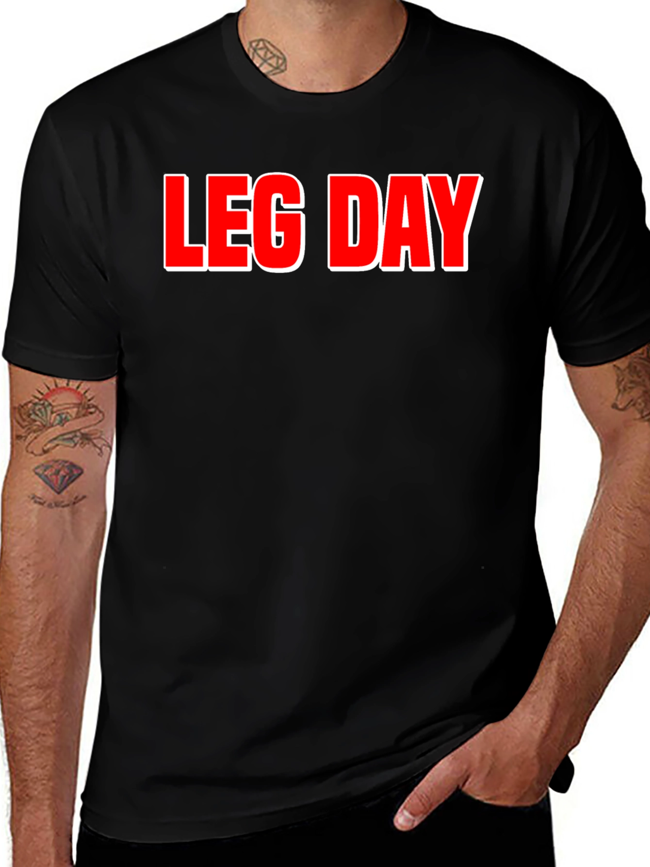 Leg Day T-Shirt - Gym Workout Apparel