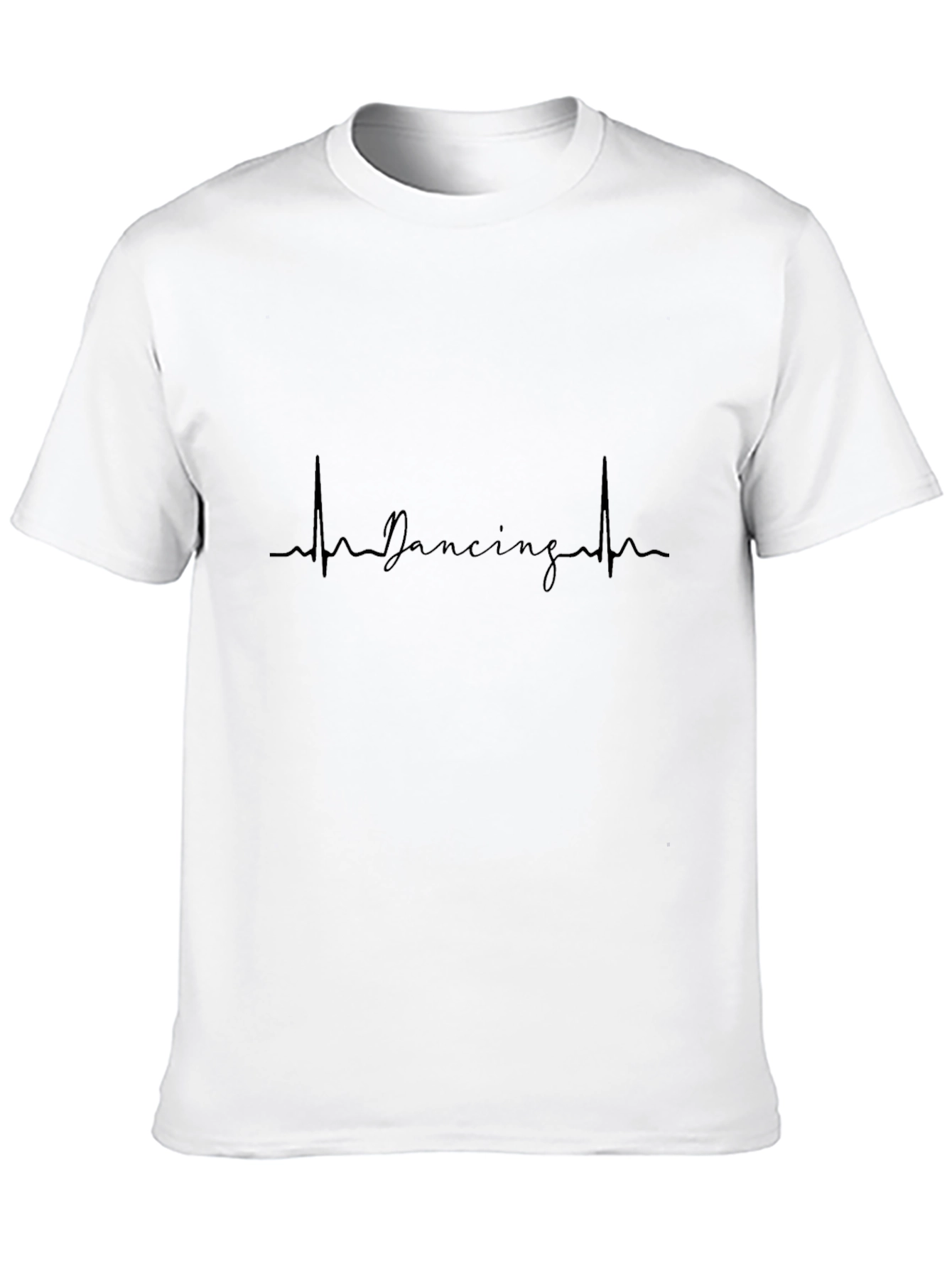 Dancing Heartbeat Black T-Shirt