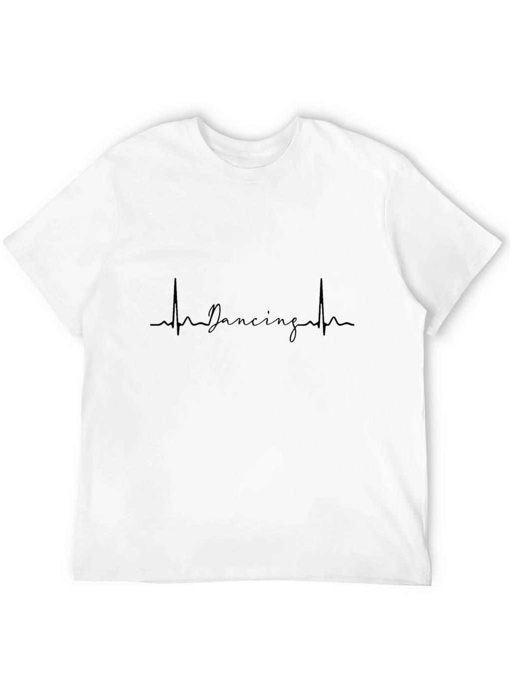 Dancing Heartbeat Black T-Shirt