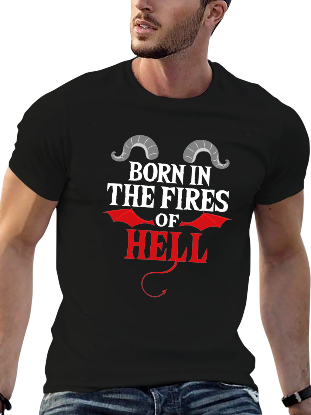 Born in the Fires of Hell Graphic T-Shirt