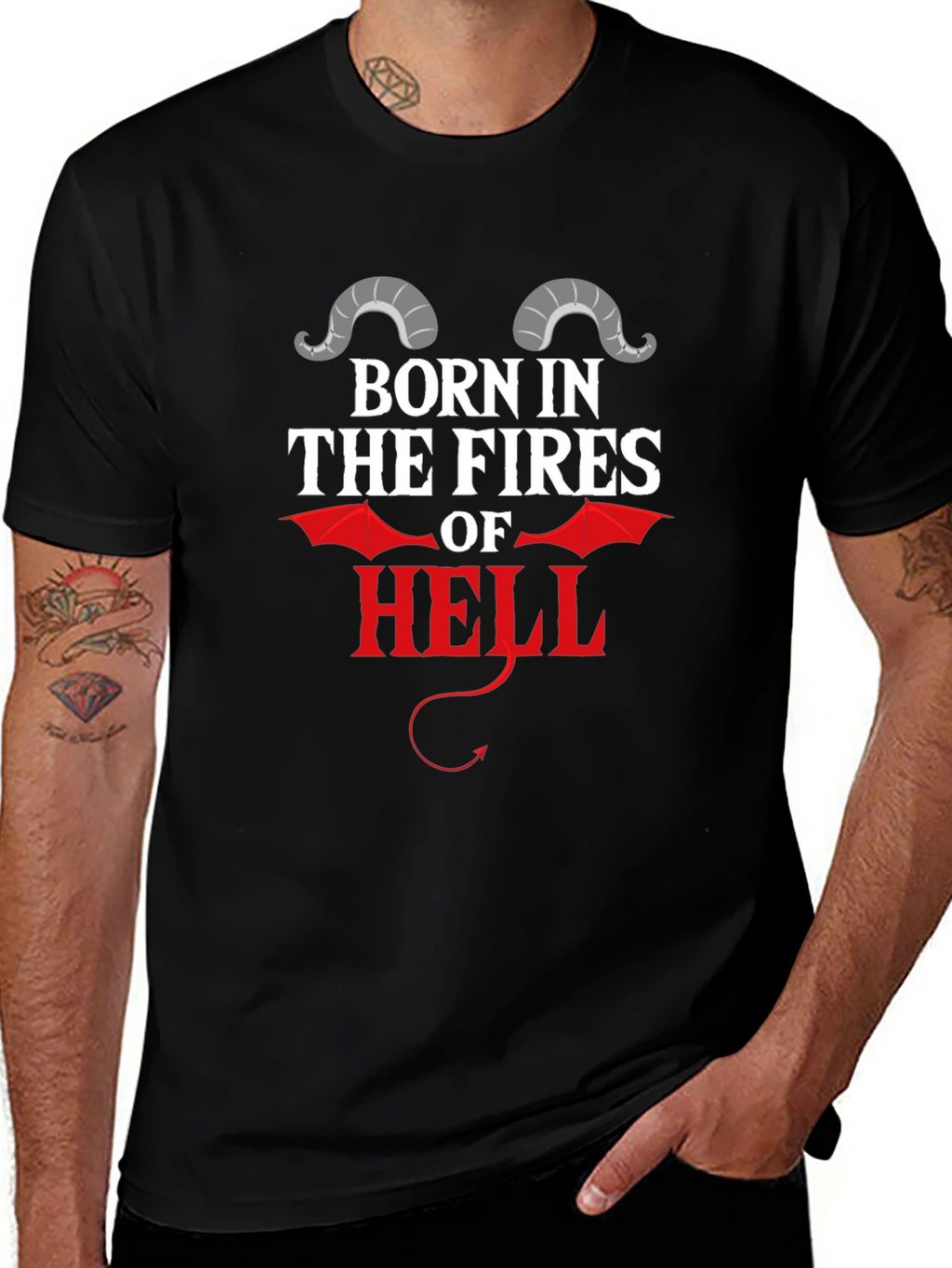Born in the Fires of Hell Graphic T-Shirt
