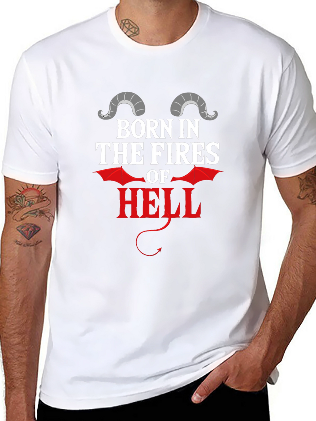 Born in the Fires of Hell Graphic T-Shirt
