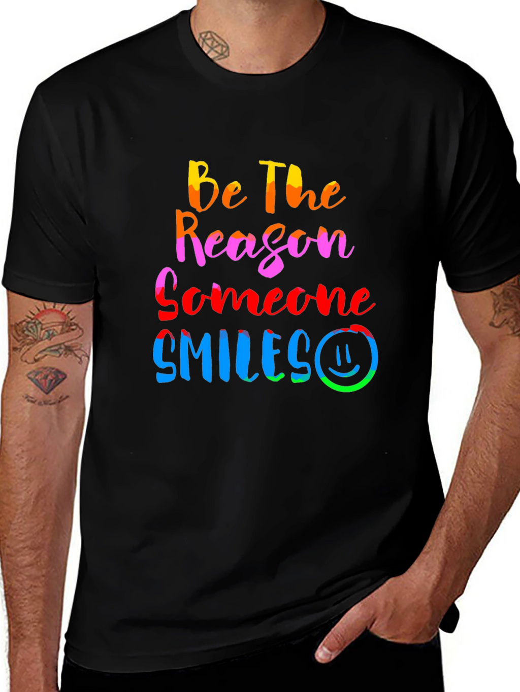 Be The Reason Someone Smiles Graphic Tee