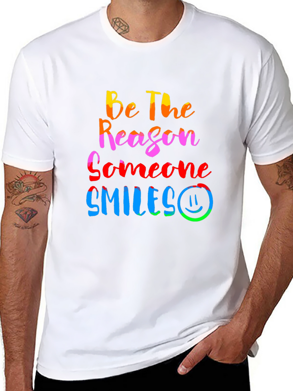 Be The Reason Someone Smiles Graphic Tee
