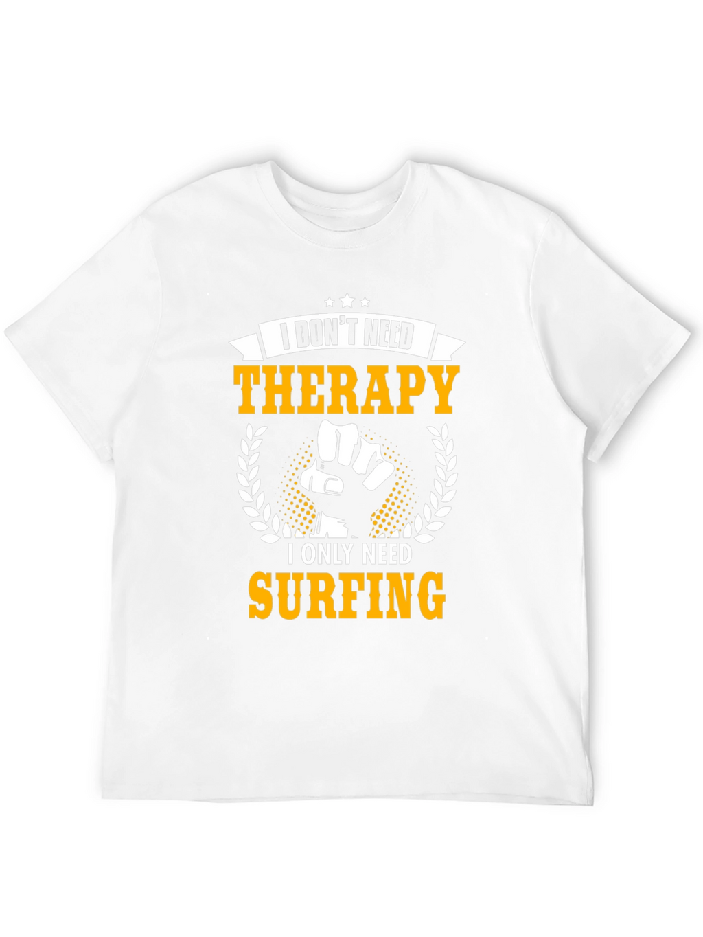 I Only Need Surfing T-Shirt - Black Graphic Tee