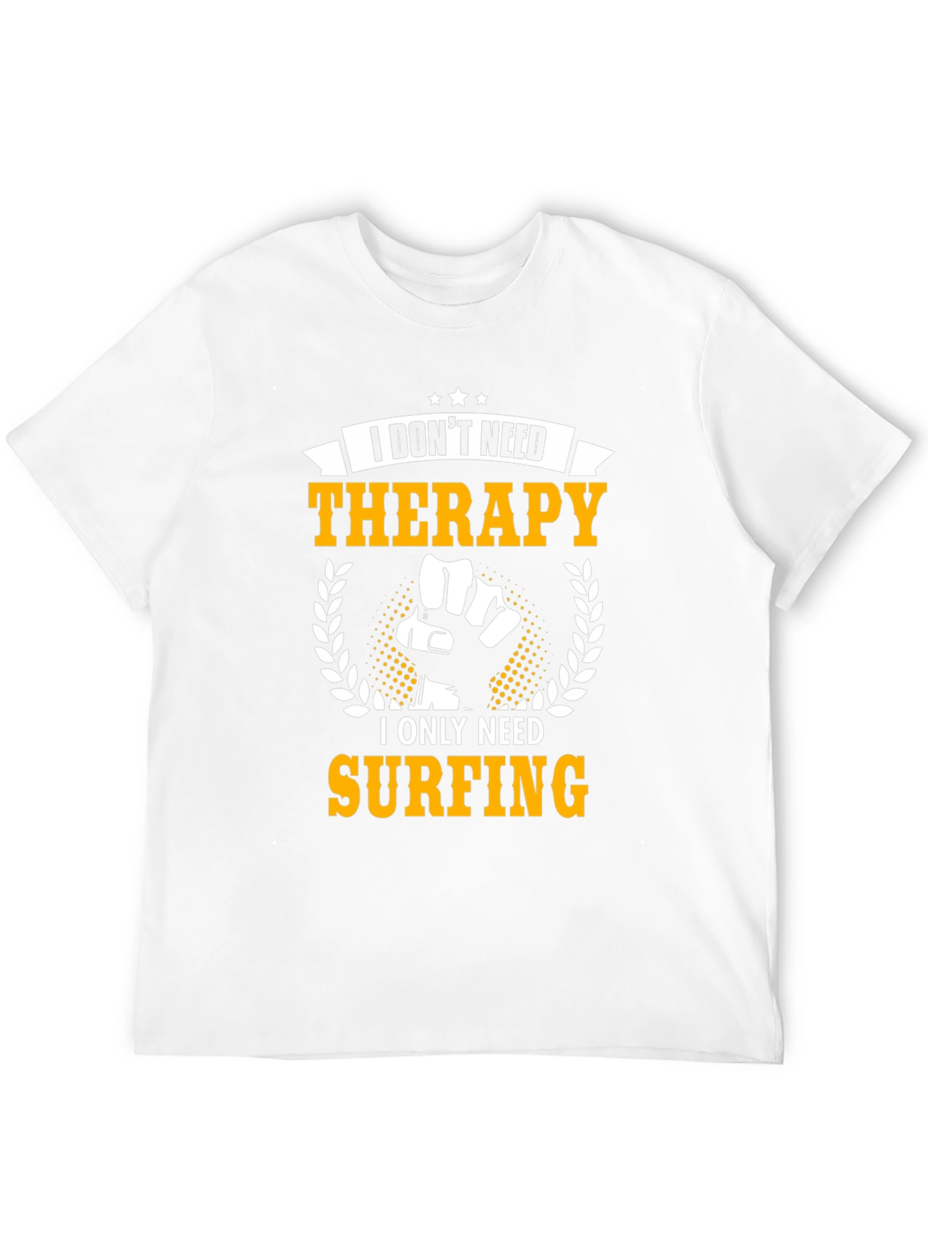 I Only Need Surfing T-Shirt - Black Graphic Tee